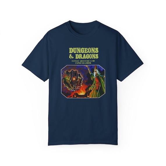 Retro Dungeons and Dragons Art T-shirt: 1980s TTRPG Gamer Tee - Etsy