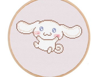 かわいい子犬の甘いクロスステッチPDFインスタントダウンロードパターン