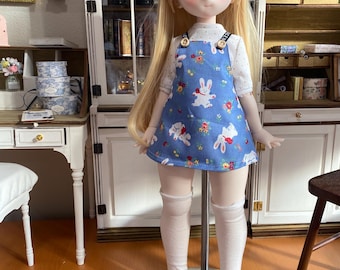 1/4 and 1/4 Puyoodoll Kumako Spring Bunny BJD Outfit Set – Denim