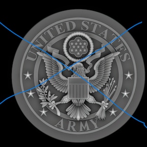 6 digitale dieptekaart png-bestanden voor het Amerikaanse leger, luchtmacht, marine, leger