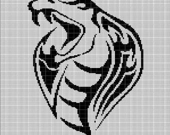 Cobra head crochet afghan pattern graph