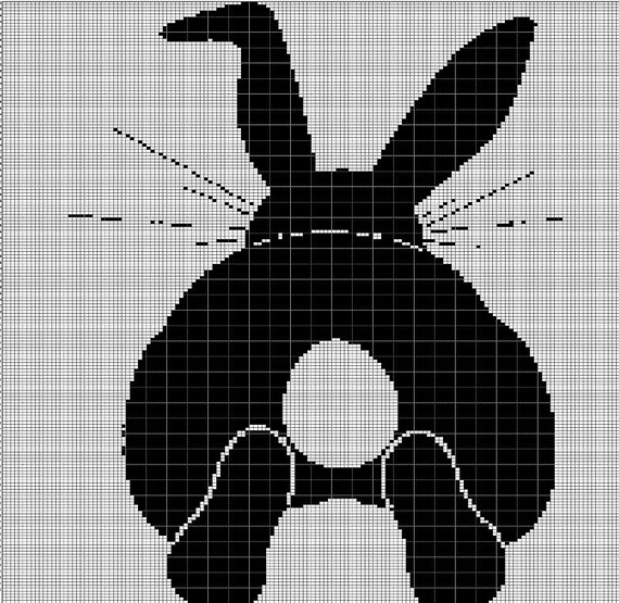 Rabbit Back Crochet Afghan Pattern Graph | Etsy