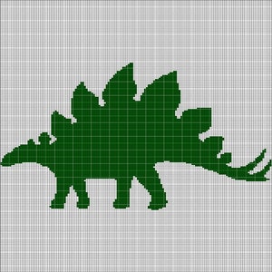 Dinosaur crochet afghan pattern graph