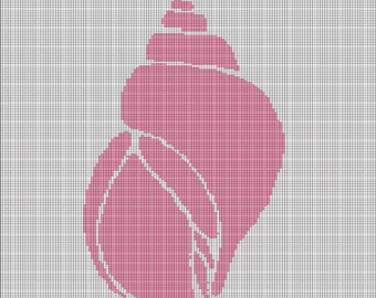 Pink snail crochet afghan pattern graph