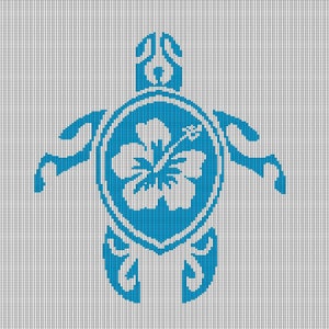 Hawaiian turtle 2 crochet afghan pattern graph