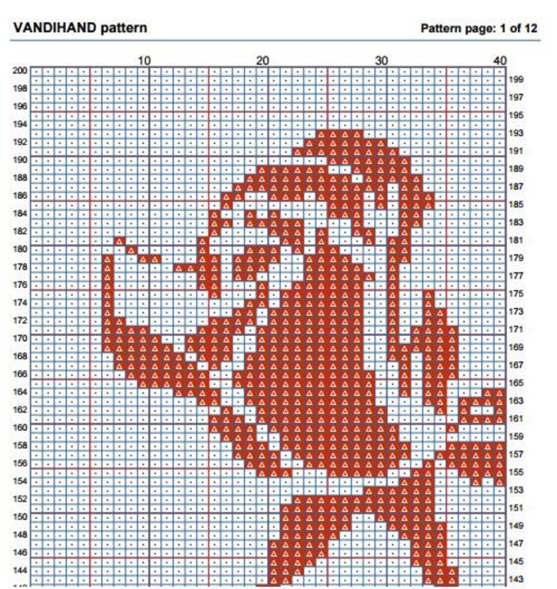 Roses Crochet Afghan Pattern Graph - Etsy