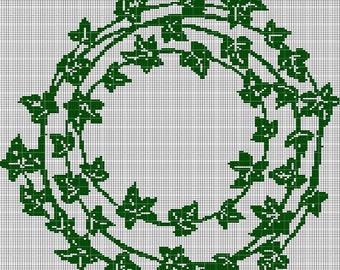 Amber wreath crochet afghan pattern graph