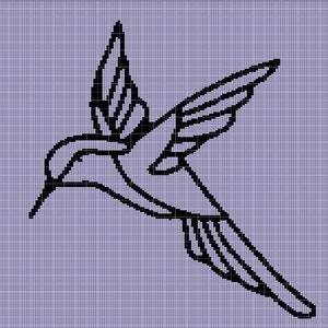Hummingbird 6 Crochet Afghan Pattern Graph - Etsy