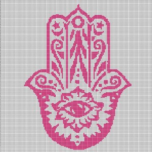 Hamza Crochet Afghan Pattern Graph - Etsy