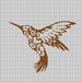 Art Hummingbird Crochet Afghan Pattern Graph - Etsy