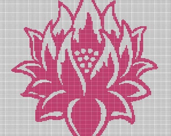 Flower 3 crochet afghan pattern graph