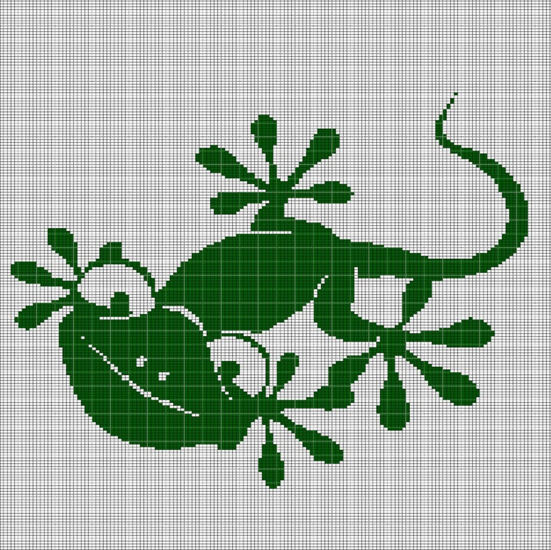 Gecko Crochet Afghan Pattern Graph - Etsy
