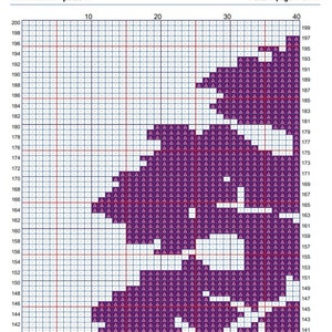 Graphe Crochet Afghan Pattern Graph - Etsy