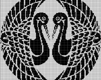 Anchor 2 crochet afghan pattern graph | Etsy