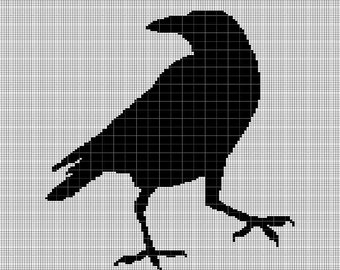 Raven crochet afghan pattern graph