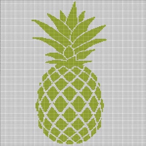 Pineapple crochet afghan pattern graph