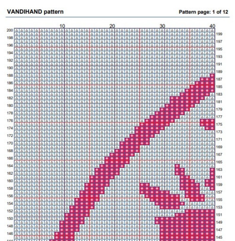 Japanese Flower Crochet Afghan Pattern Graph Etsy