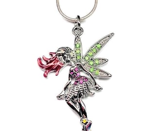 Fairy necklaces available in two styles with an adjustable chain.