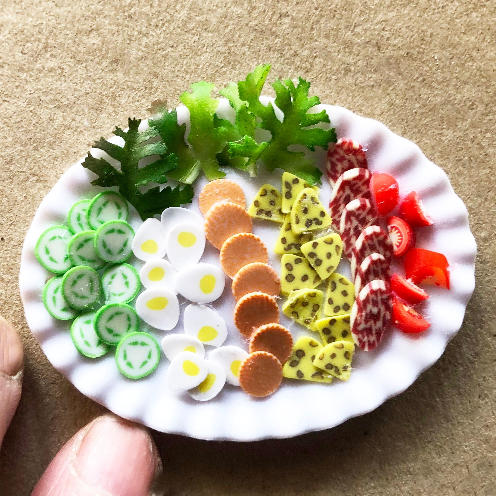 1:6 Scale Food Cold Cuts Doll Food Dollhouse Food Miniature Food - Etsy