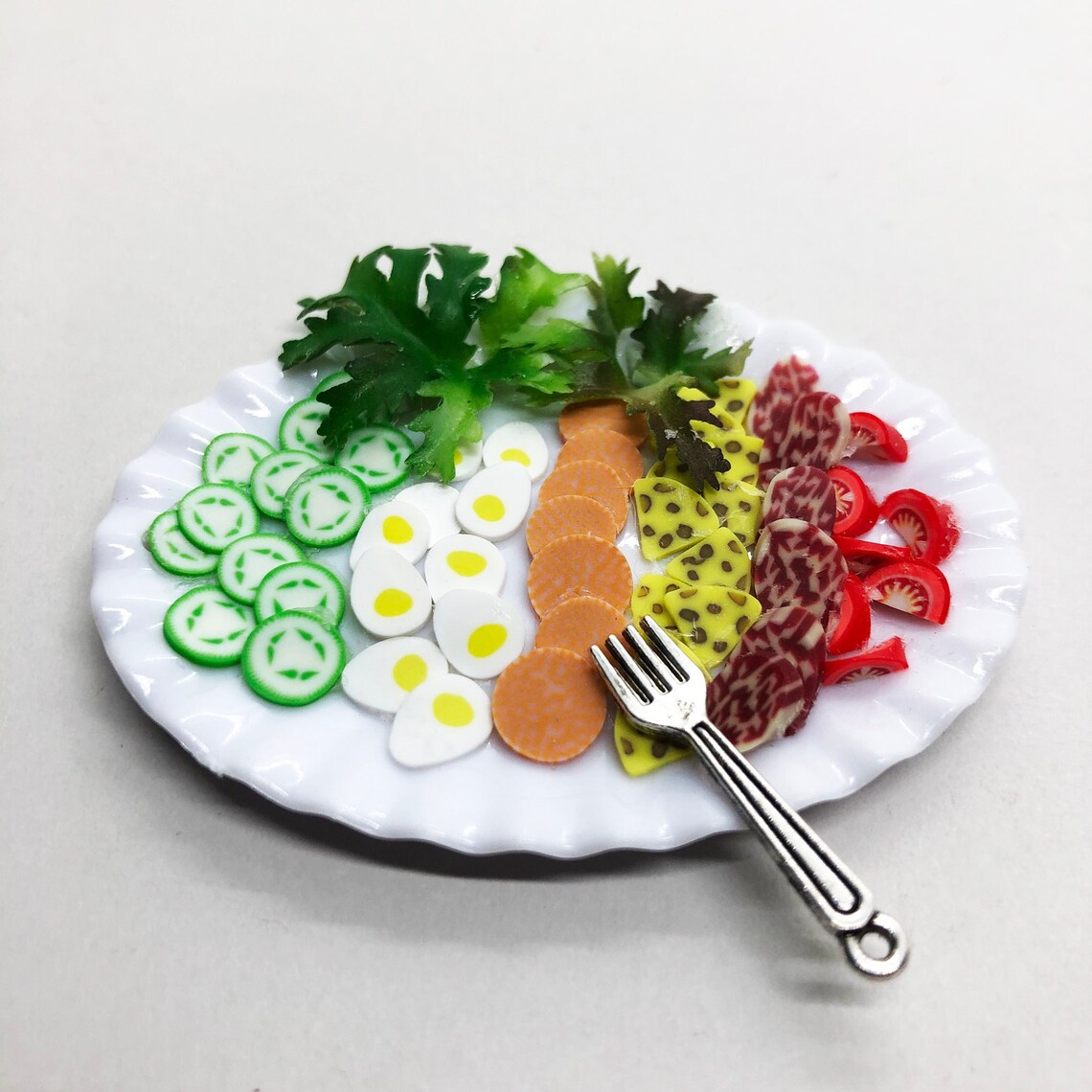 1:6 Scale Food Cold Cuts Doll Food Dollhouse Food Miniature Food - Etsy