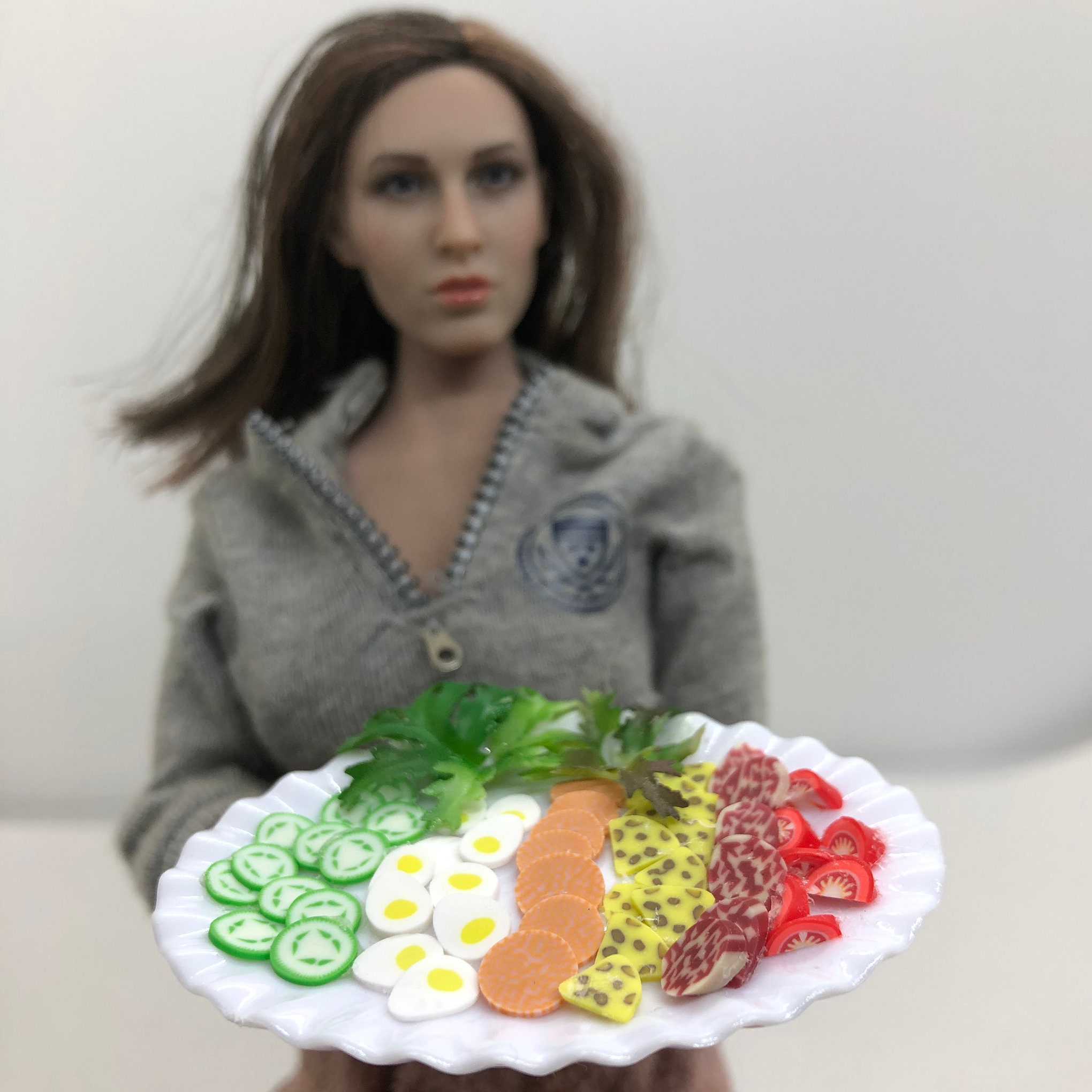 1:6 Scale Food Cold Cuts Doll Food Dollhouse Food Miniature Food - Etsy