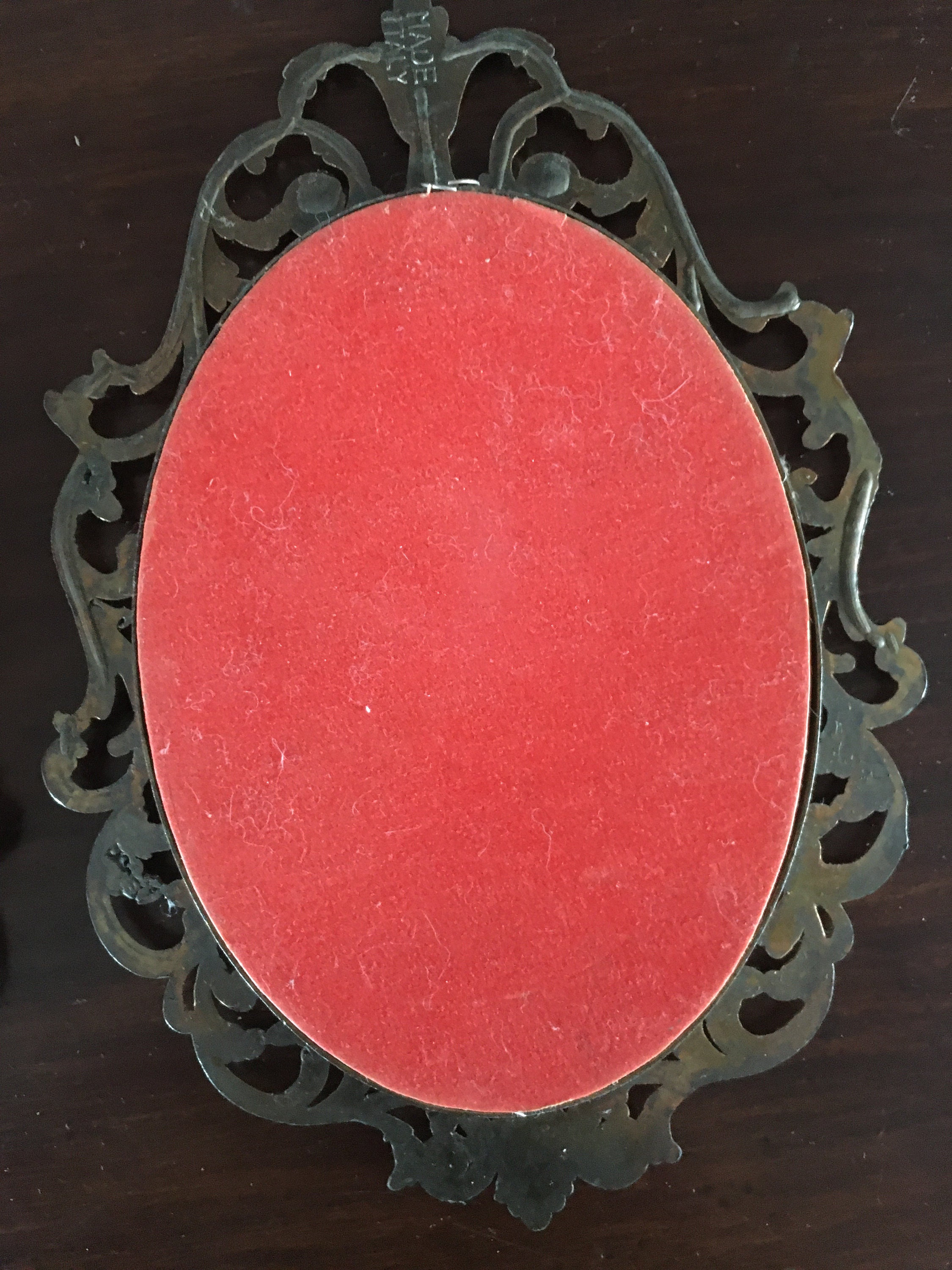 Vintage Italian Floral Metal Art Frames Etsy