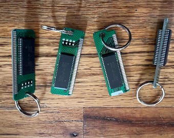 Saga Genesis ROM cartridge keychain