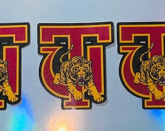 Tuskegee University NCAA Sticker Sheet - Vinyl Decals For Laptop, Water Bottle & Car