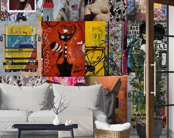 Street Art Graffiti Poster Set: Urban Wall Decor (Digital Download) - CULT