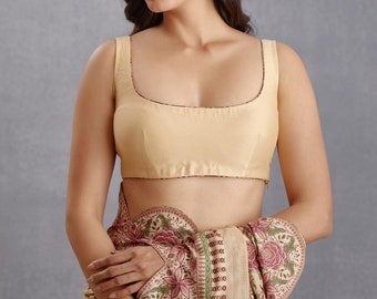 Beige Kasturi Vanida Blouse