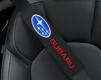 Subaru Seat belt pads cushions accessories for Subaru cars Gift for Subaru fans 1 Pair