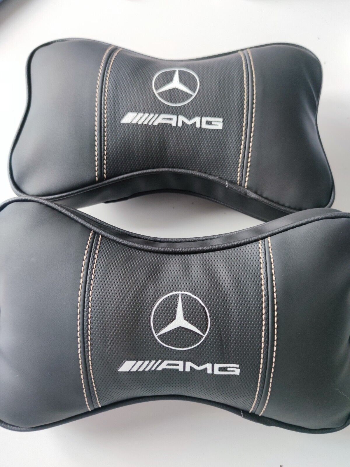 For Mercedes W204 W203 design S class car headrest neck cushion seat ski 