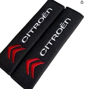 CITROEN Racing Seat belt pads - Cactus Piccaso Aircross Berlingo C1 C3 C4 DS3 image 1