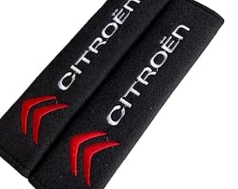 CITROEN Racing Seat belt pads - Cactus Piccaso Aircross Berlingo C1 C3 C4 DS3