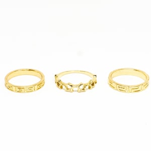 Goldringe, Geschenk für sie, Valentinstag, Ringe für Frauen, Geschenke für sie, Muttertag, stapelbare Ringe, Goldringe, Danity Ring, Ringe