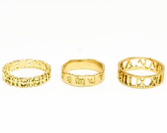 Ring Set, Unique Rings, Jewellery, gold stackable Ring, statement rings gold, Valentines Gift, Gold Ring, gifts for her, rings for women