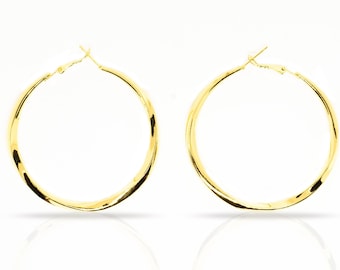 Chunky Hoops, Big Earrings, Hoop Earrings, Gold Hoops, Womens Jewellery, Gold Jewellery, Statement Hoops, Cute Earrings, Jewelry, Earring