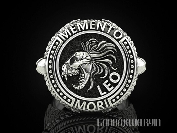 Memento mori ring etsy deals