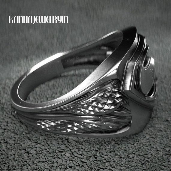 Stainless steel shop superman ring