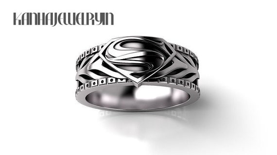 Superman wedding band deals