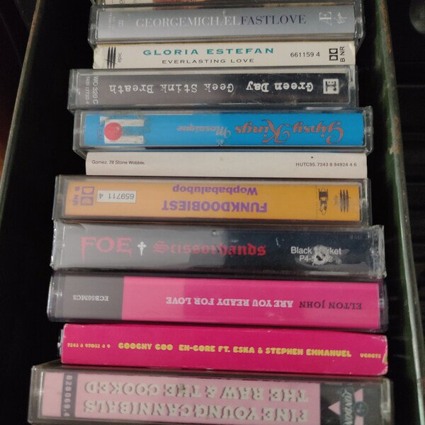 Build Your Own Tape Cassette Collection 70's 80's 90's Rock Metal Alternative Pop Hip Hop R&B Music - A-Z Artists (F)