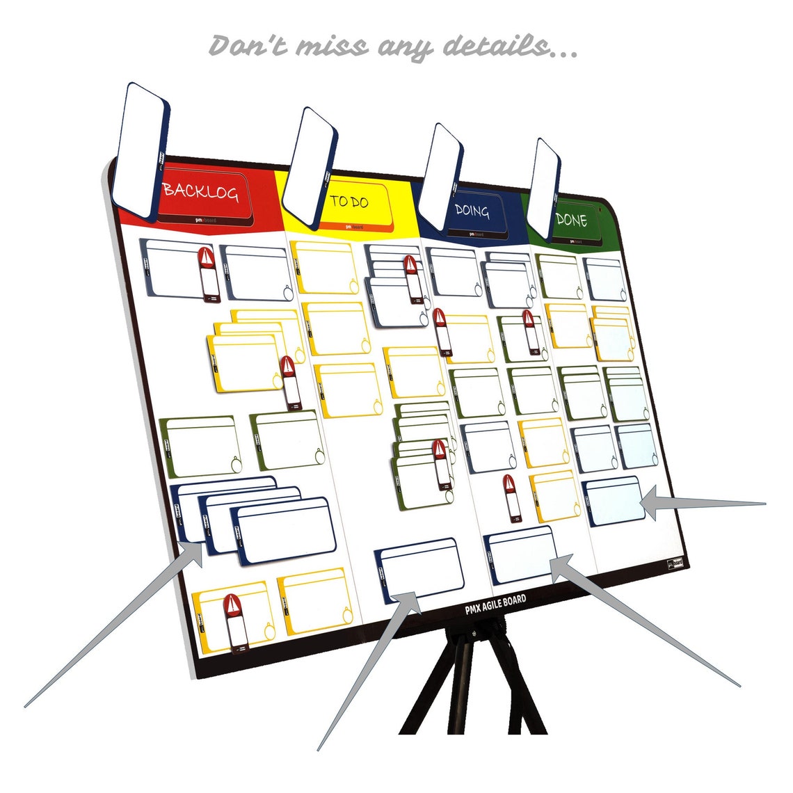 Scrum Card Magnetic Story Cards: Kanban & Scrum Board Agile Management (pack of 15 ...