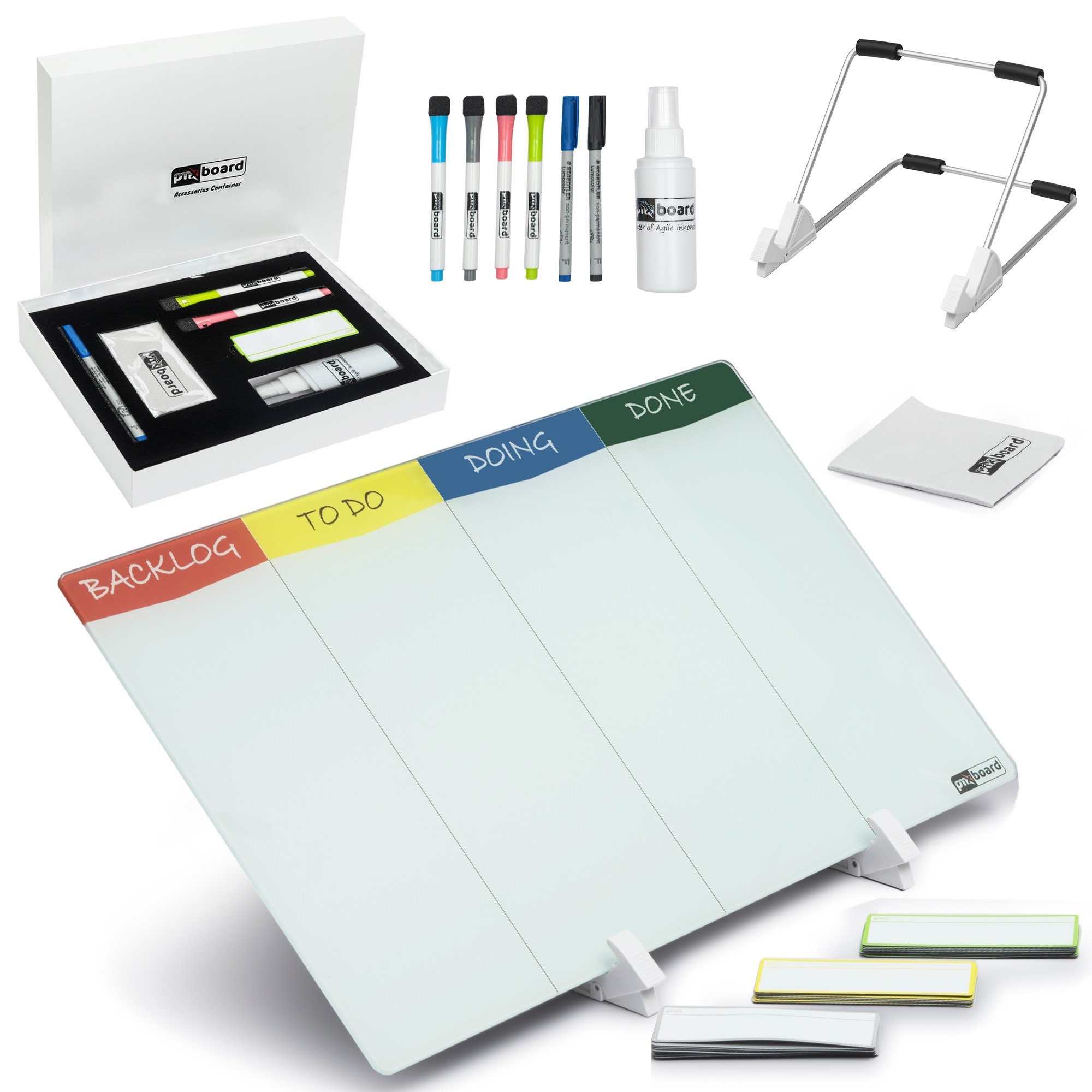  pmxboard Kanban Board Magnetic Kit, Scrum Board