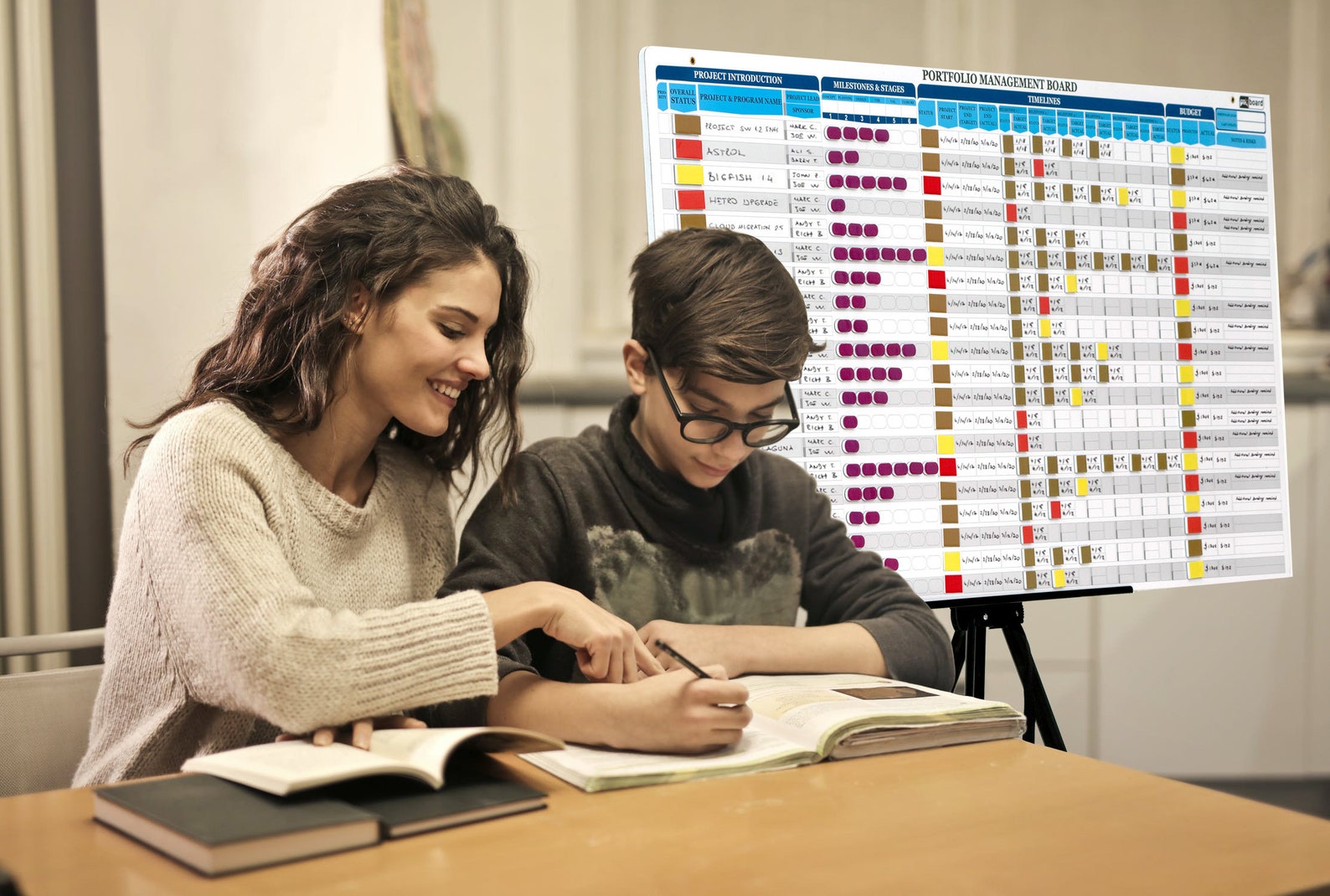 Magnetic Portfolio Management Board Set: Project Tracker With 660 ...