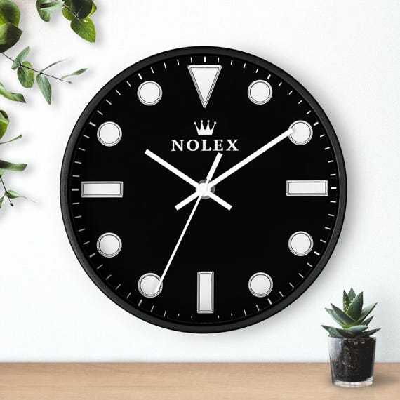Rolex Submariner Oyster Perpetual inspirierte Zifferblatt Wanduhr. Etsy Osterreich