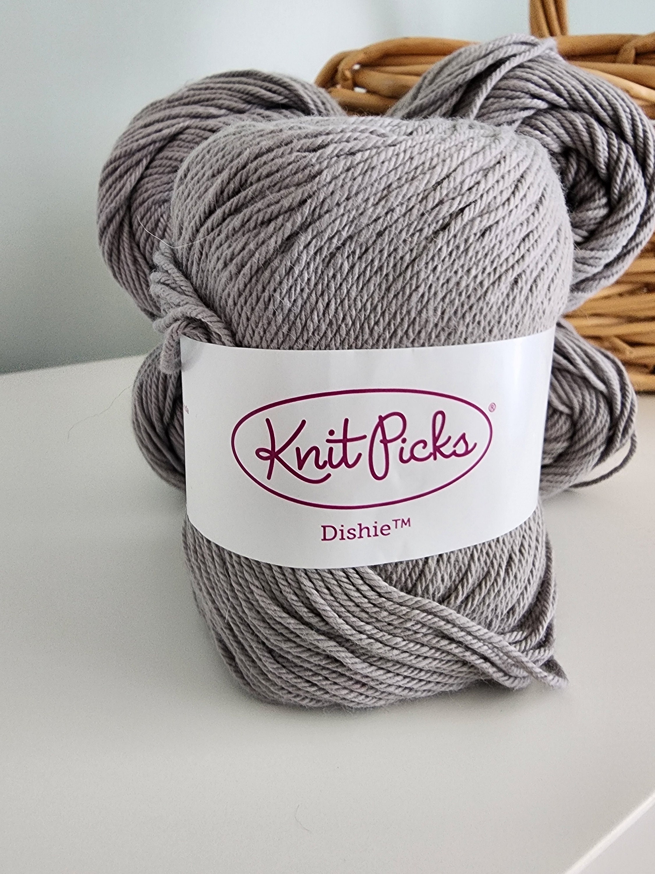  Knit Picks Dishie Twist Worsted Weight 100% Cotton Yarn -  100 G