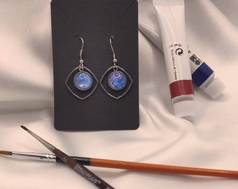 Earrings, earrings, hanging earrings, stainless steel