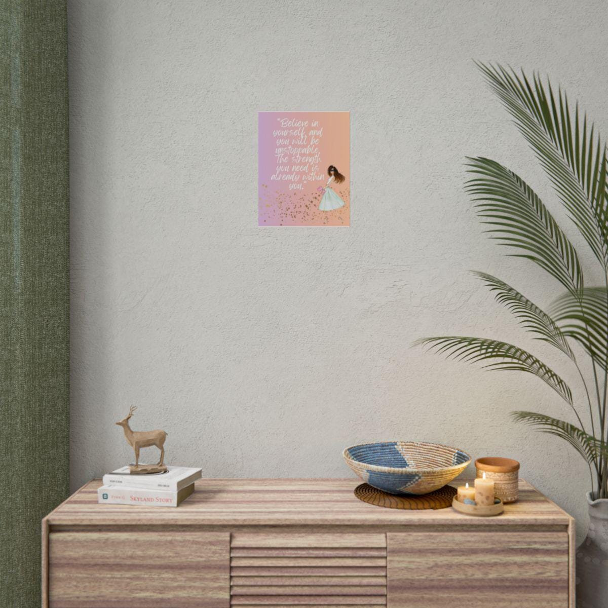 Inspirational Fashion Girl Quote Print, Motivational Wall Art - Etsy