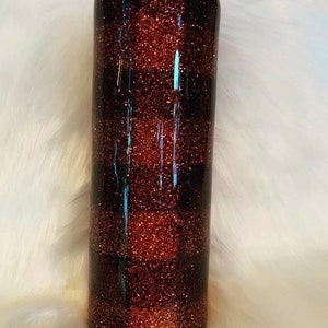 Plaid tumbler
