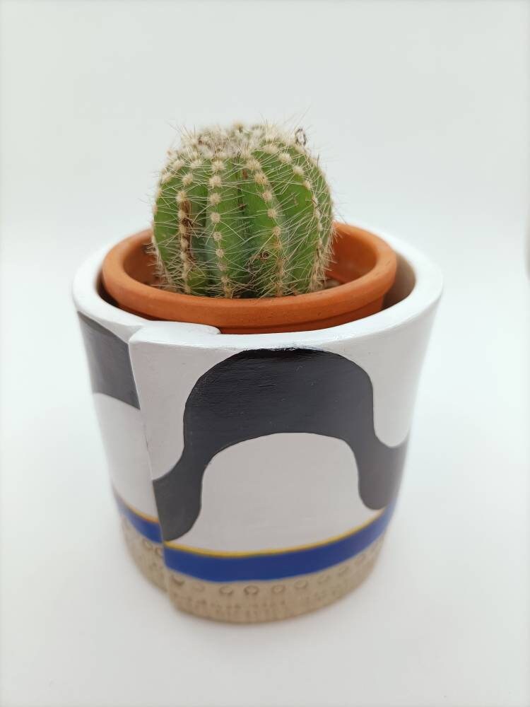 Cache-Pot/Pot Déco en Argile Cache Pot Artisanale